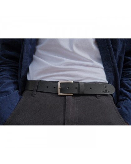 CEINTURE LARGE CUIR VERITABLE - VERTICAL L'ACCESSOIRE