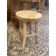 PETIT TABOURET EN TECK  - WMG