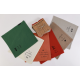 LOT DE 6 SERVIETTES DE TABLE AVALANCHE DE BONHEUR - SOPHIE JANIERE