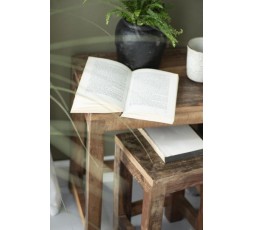 TABOURET CHEVET EN BOIS - IB LAURSEN 