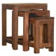 TABOURET CHEVET EN BOIS - IB LAURSEN 