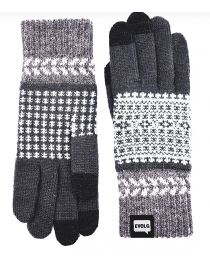 FLEUR GANTS MAILLE - EVOLG