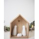 PETITE CRECHE EN BOIS ET PORCELAINE - RÄDER