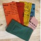 LOT DE 6 SERVIETTES DE TABLE APPRENDRE EN MANGEANT- SOPHIE JANIERE