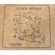 LOT DE 6 SERVIETTES DE TABLE APPRENDRE EN MANGEANT- SOPHIE JANIERE