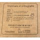 LOT DE 6 SERVIETTES DE TABLE APPRENDRE EN MANGEANT- SOPHIE JANIERE