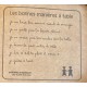 LOT DE 6 SERVIETTES DE TABLE APPRENDRE EN MANGEANT- SOPHIE JANIERE