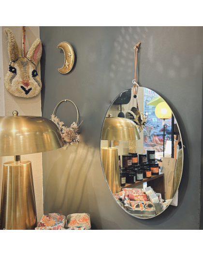 MIROIR CORDON OVALE - BAZAR DE LUXE