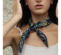 MINI FOULARD EN SOIE - LES BELLES VAGABONDES 