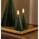 SET 2 BOUGIES LED SAPINS LAURA EN CIRE - SIRIUS