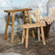 TABOURET EN BOIS RECYCLE - RAW MATERIALS 