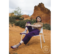 CHAUSSETTES ANTELOPE CANYON FUCHSIA - ATELIER ST EUSTACHE