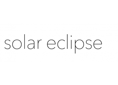 SOLAR ECLIPSE